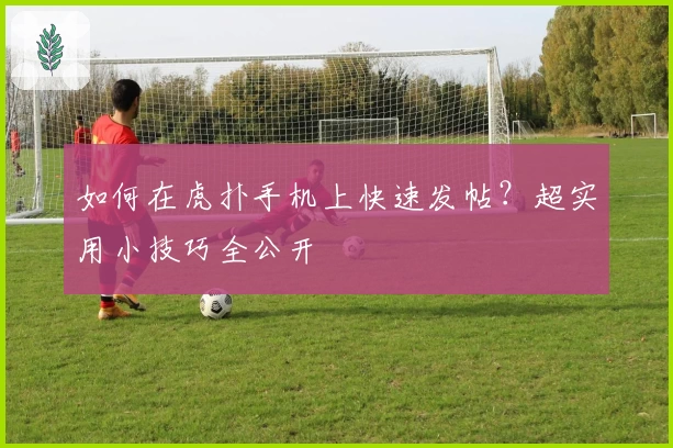 如何在虎扑手机上快速发帖？超实用小技巧全公开